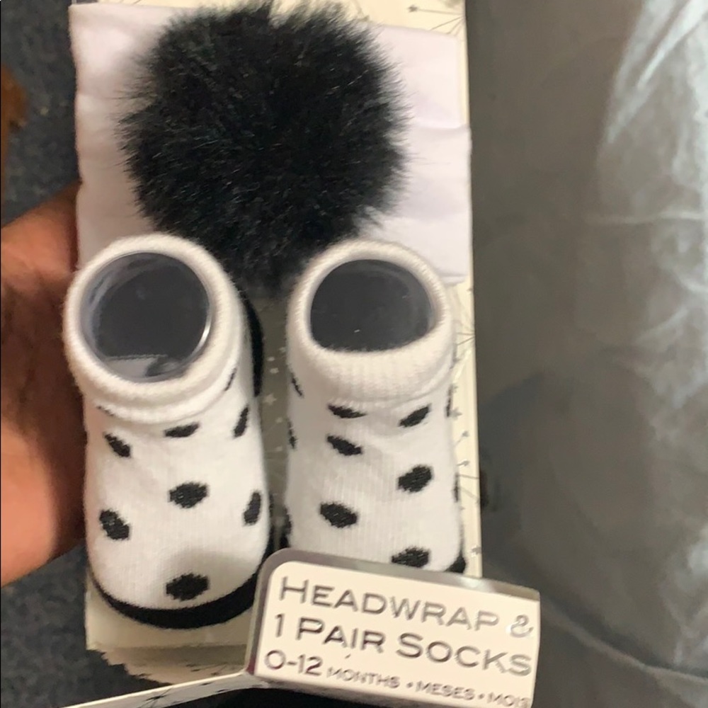 Baby girl head & feet set